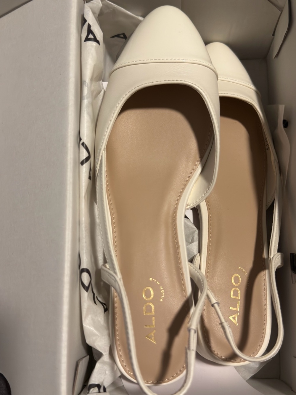 Aldo Clementinne Slingback ballerina shoe with block heel - Picture 6 of 7